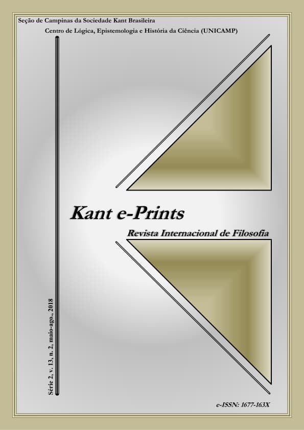 Kant e-prints - v. 13 n. 2 (2018)
