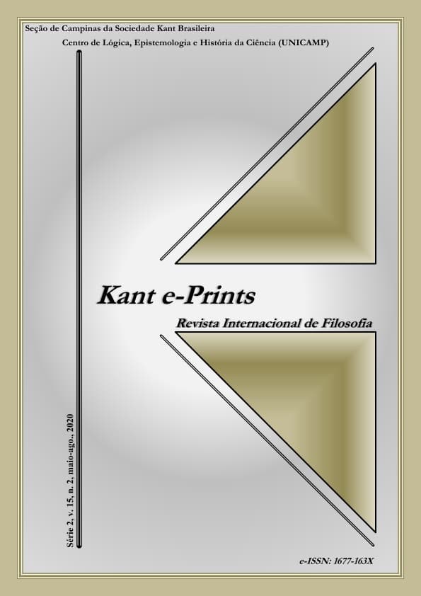 Kant e-prints - v. 15 n. 2 (2020)