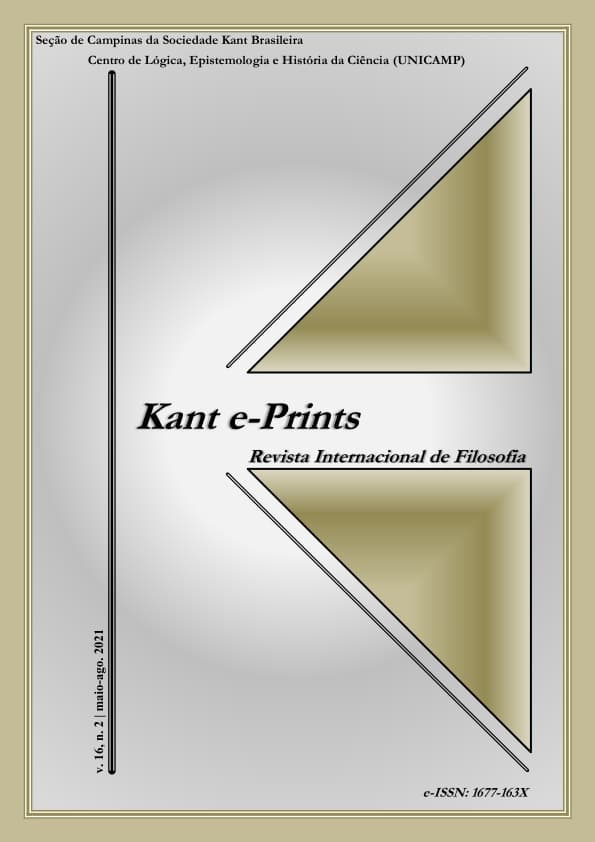 Kant e-prints - v. 16 n. 2 (2021): Dossier Neo-Kantianism / Dossiê Neokantismo