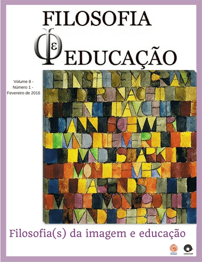 Filosofia e Educação - v. 8 n. 1 (2016): Filosofia(s) da imagem e educação