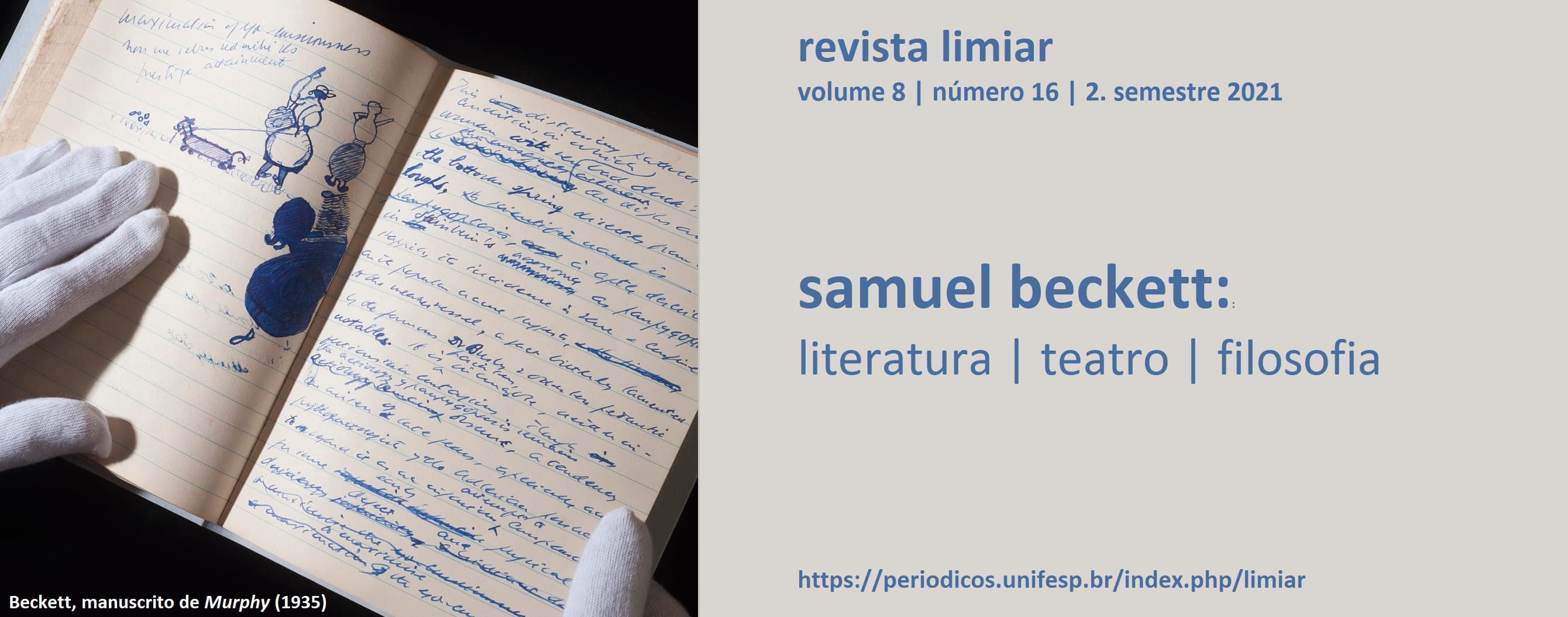 Revista Limiar - v. 8 n. 16 (2021): Samuel Beckett: literatura
