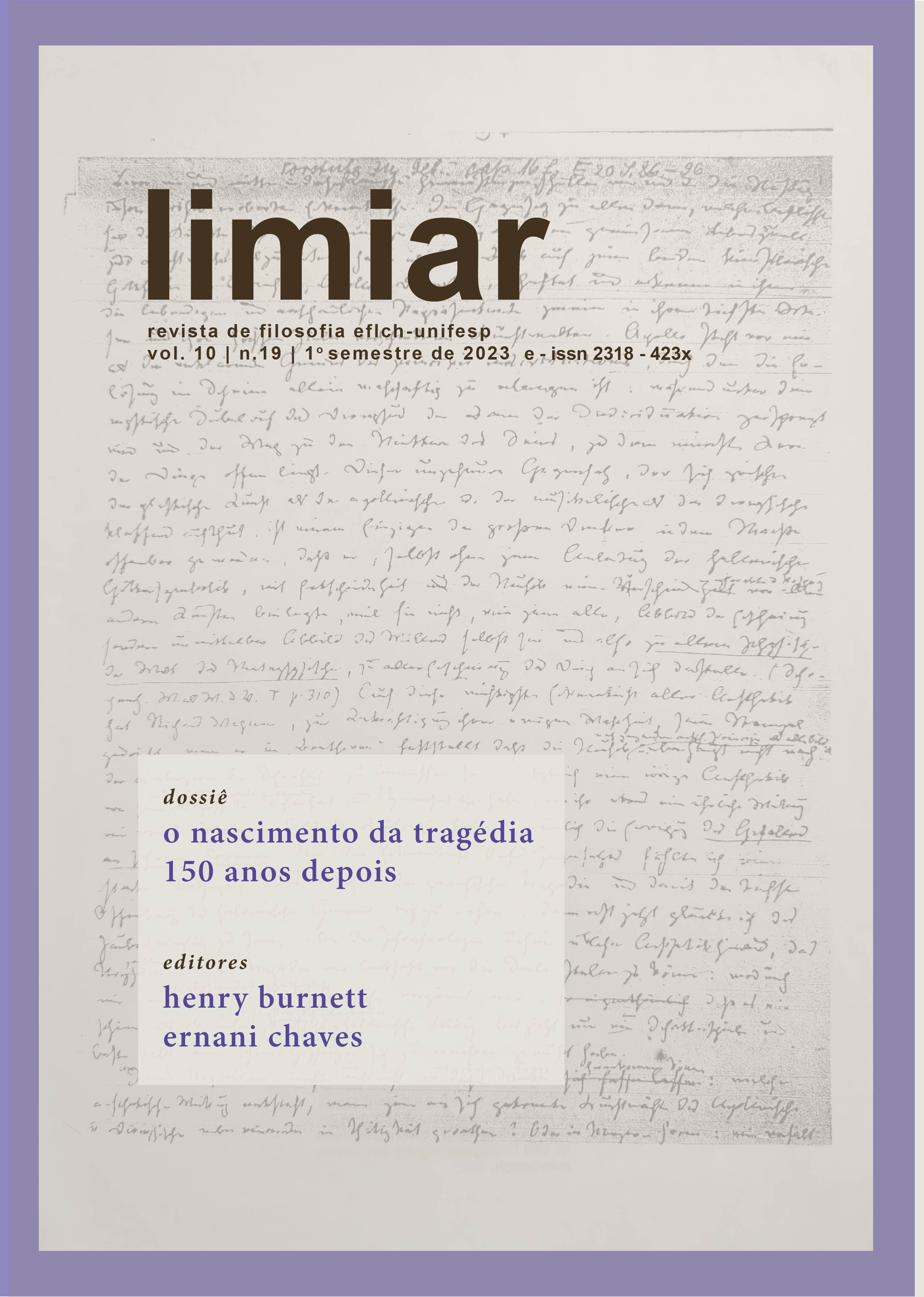 Revista Limiar - v. 10 n. 19 (2023): O nascimento da tragédia 150 anos depois