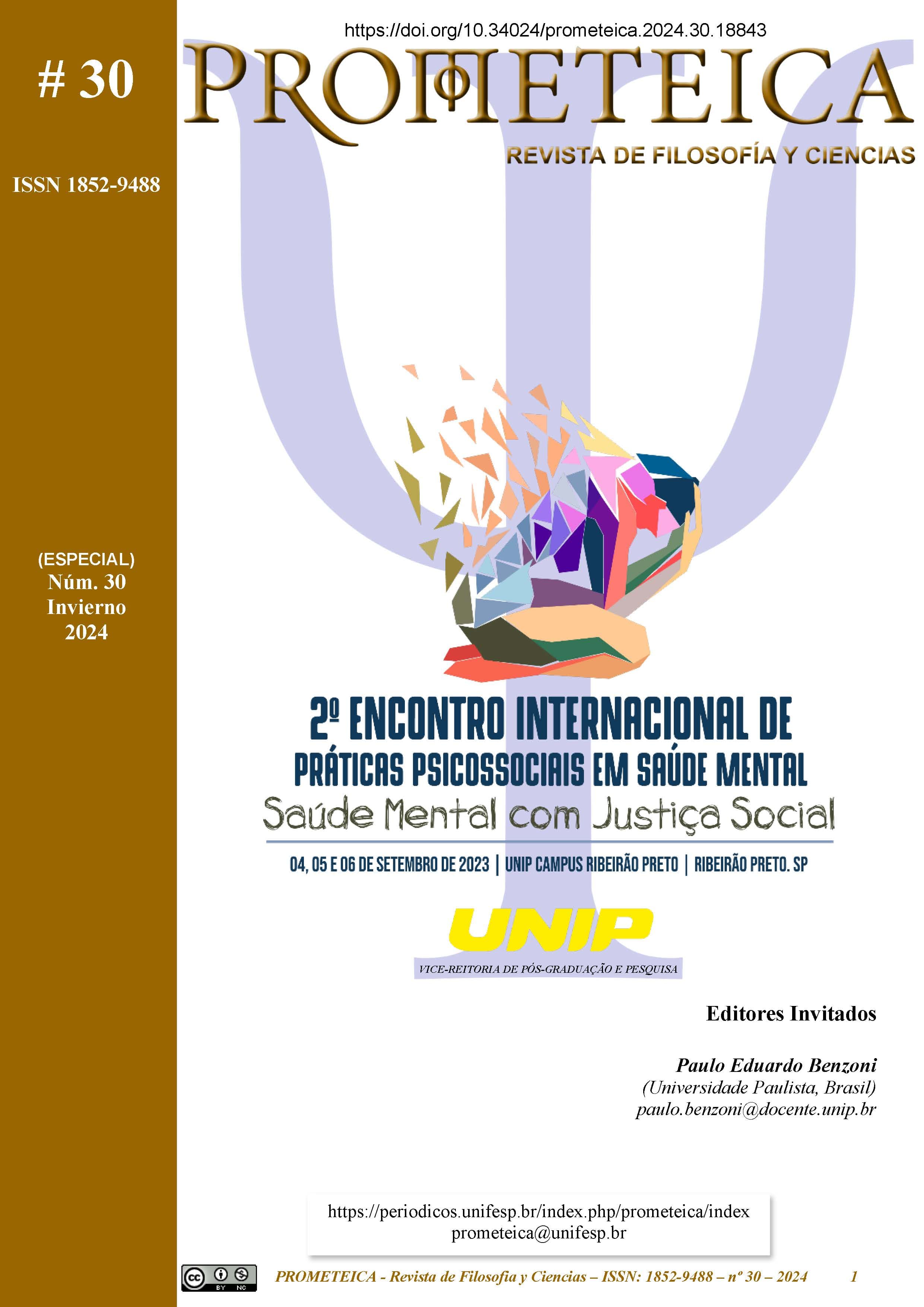 Prometeica - Revista de Filosofía y Ciencias - Vol. 30 (2024): Prometeica - v 30 (07/2024 - 10/2024)