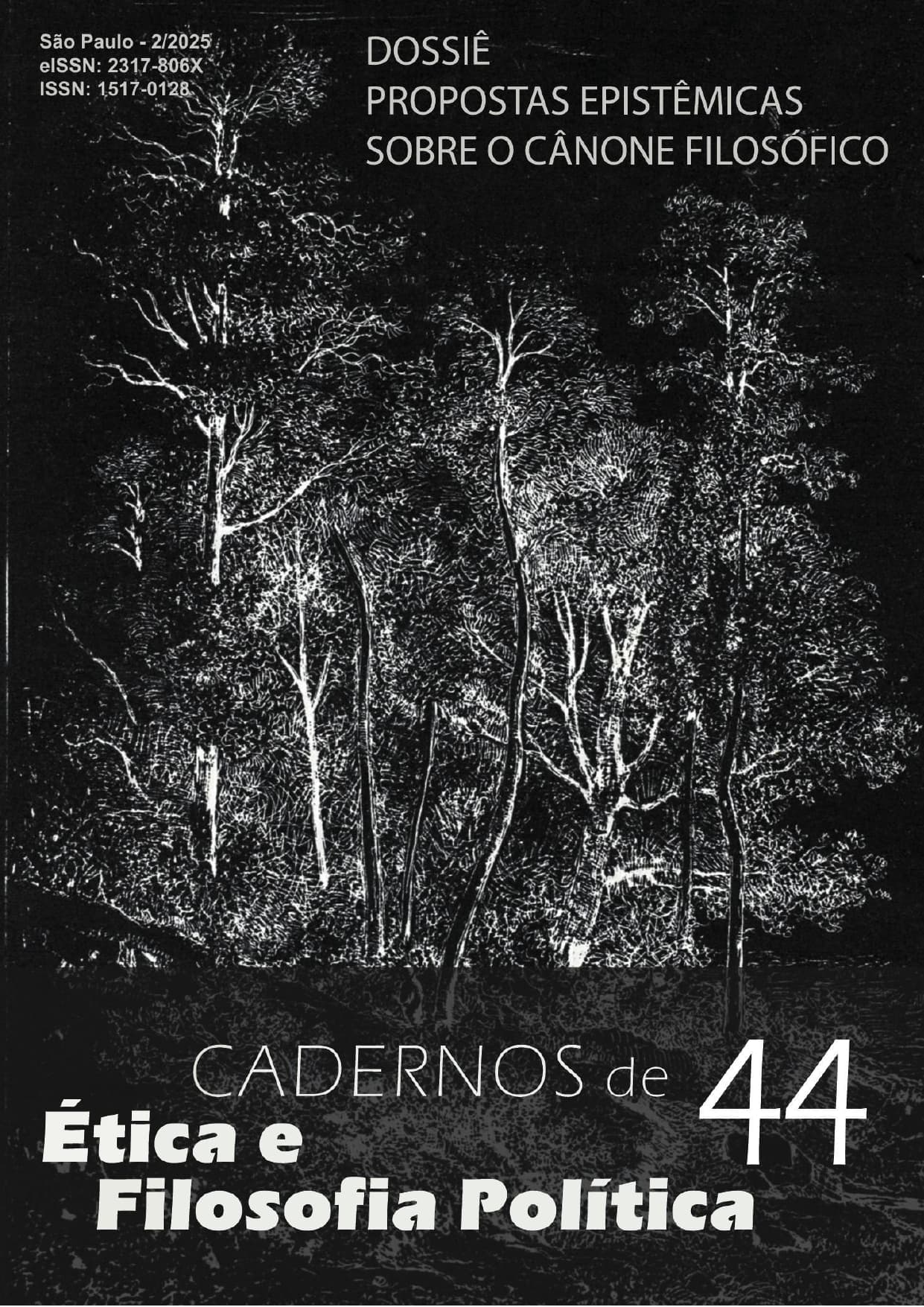Cadernos de Ética e Filosofia Política - v. 44 n. 2 (2025): Dossiê Propostas epistêmicas sobre o cânone filosófico