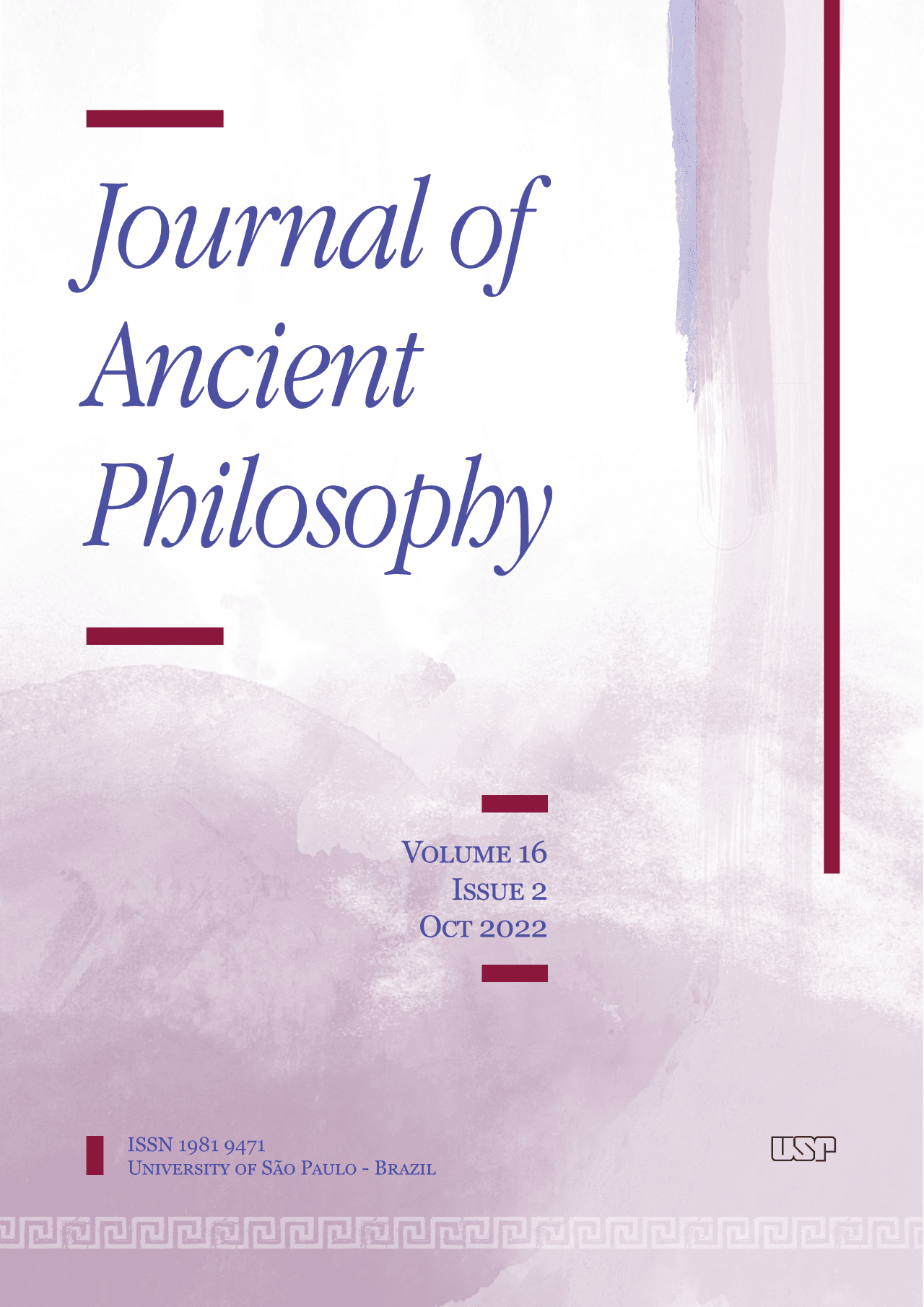 Journal of Ancient Philosophy - v. 16 n. 2 (2022)