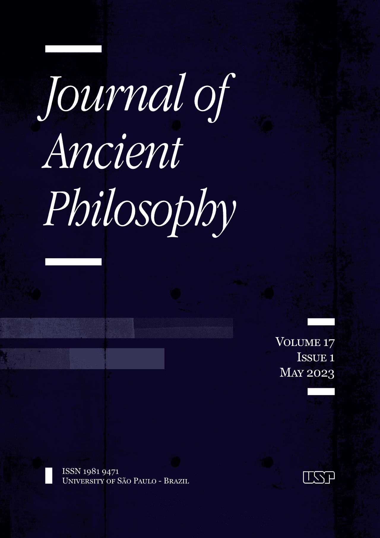 Journal of Ancient Philosophy - v. 17 n. 1 (2023)