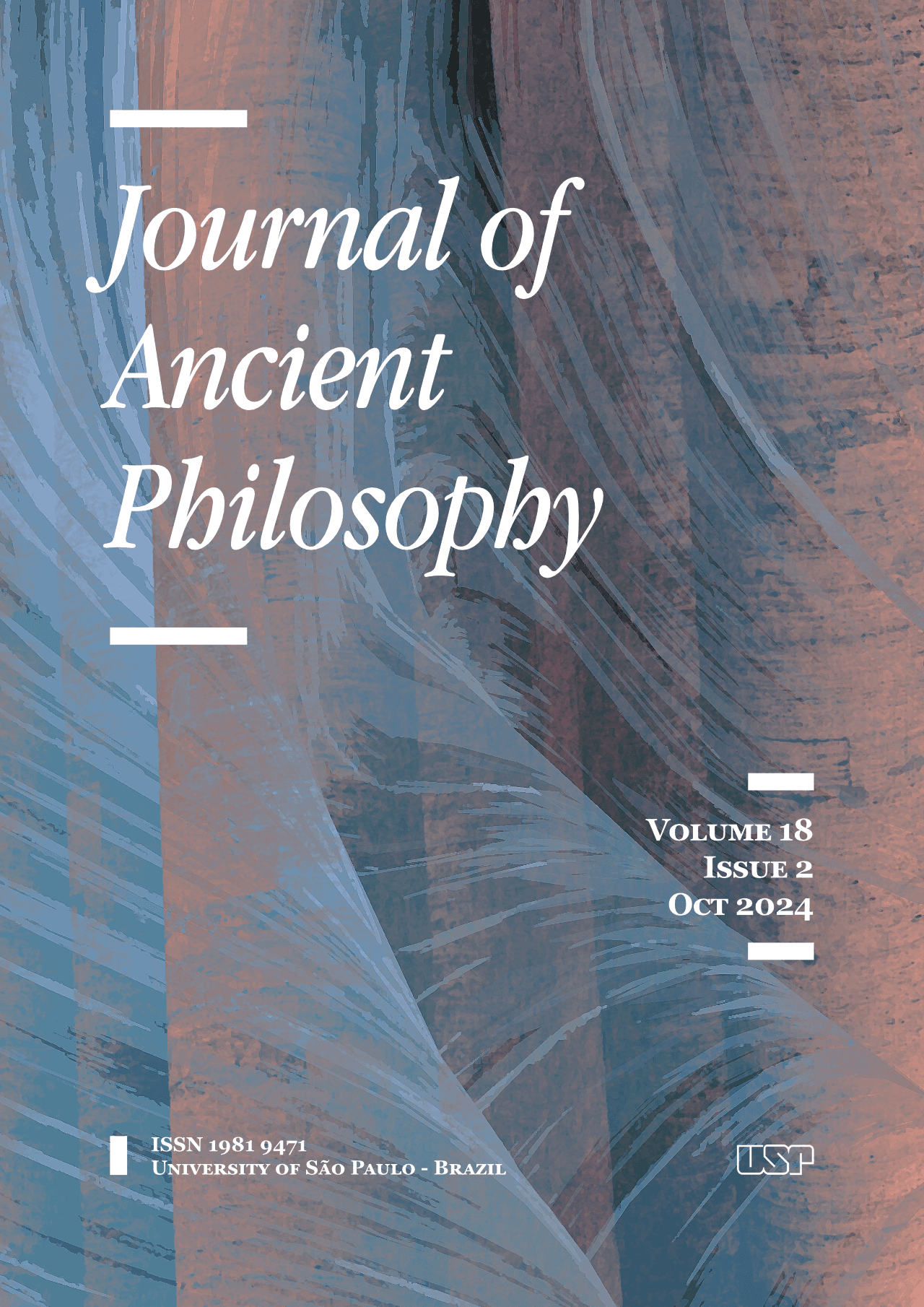 Journal of Ancient Philosophy - v. 18 n. 2 (2024)