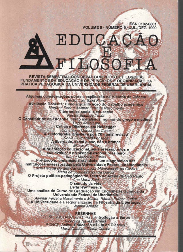 Educação e Filosofia - v.5 n.9 jul./dez. 1990, v. 5 n. 9 (1990)