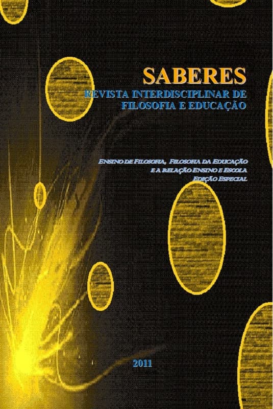 Saberes: Revista interdisciplinar de Filosofia e Educação - No Esp. (2011/1); Saberes: Filosofia e Educação