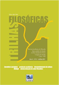Trilhas Filosóficas, v. 4 n. 2 (2011)