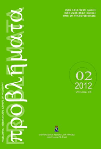 Problemata - Revista Internacional de Filosofia - DOSSIÊ ESFERA PÚBLICA, v. 3 n. 2 (2012)