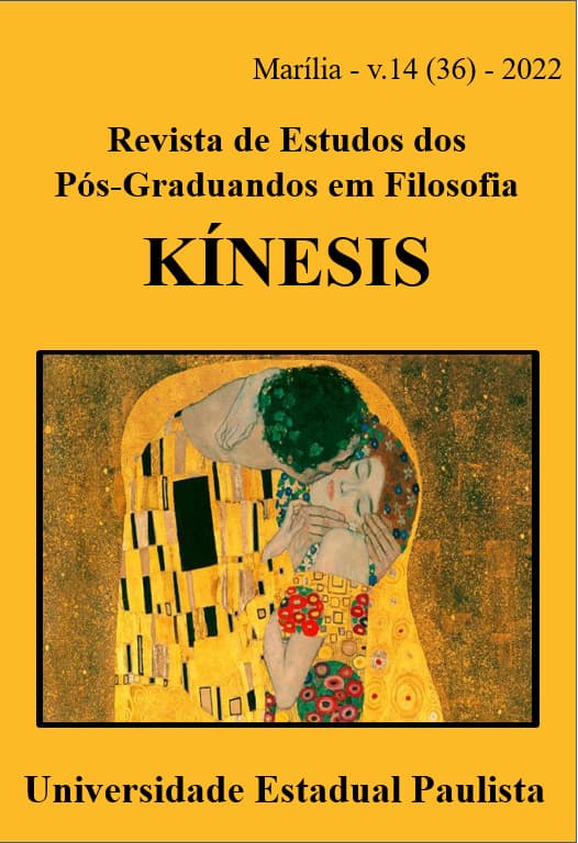 Kínesis - Revista de Estudos dos Pós-Graduandos em Filosofia - v. 14 n. 36 (2022)