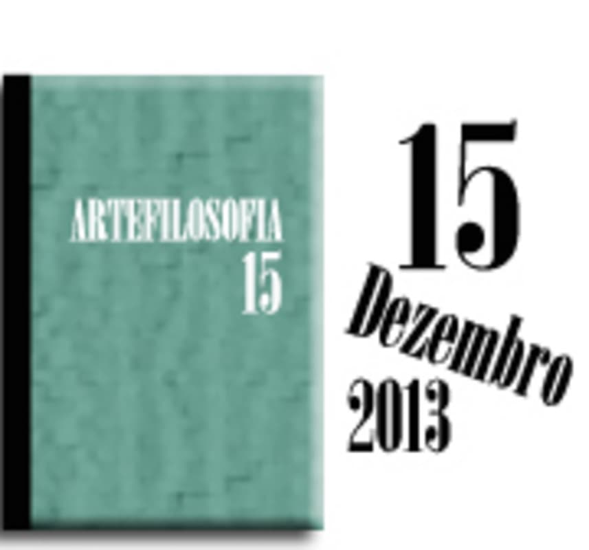 Artefilosofia - v. 8 n. 15 (2013)
