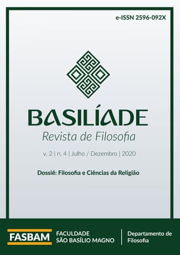 Basilíade - Revista de Filosofia - Filosofia e Ciências da Religião, v. 2 n. 4 (2020)