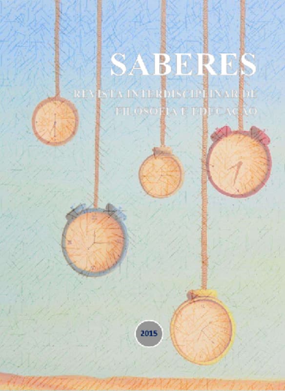 Saberes: Revista interdisciplinar de Filosofia e Educação - Saberes: Filosofia e Educação, n. 12 (2015)