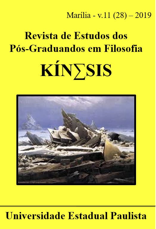 Kínesis - Revista de Estudos dos Pós-Graduandos em Filosofia - v. 11 n. 28 (2019)