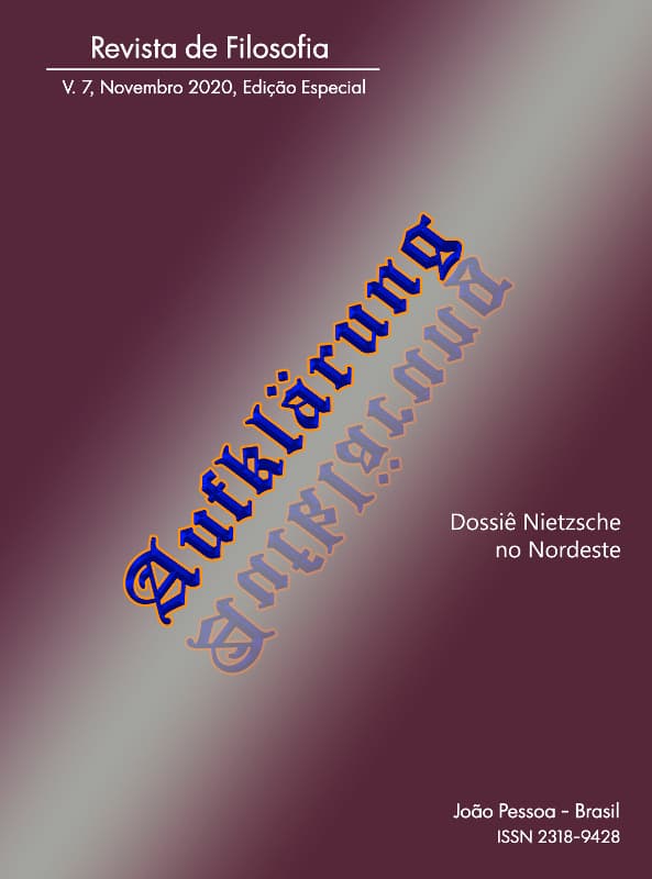 Aufklärung: journal of philosophy - Dossiê Nietzsche no Nordeste, v. 7 n. esp (2021)