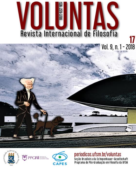 Voluntas: Revista Internacional de Filosofia - Schopenhauer: a filosofia e o filosofar – Ed. 17, v. 9 n. 1 (2018)