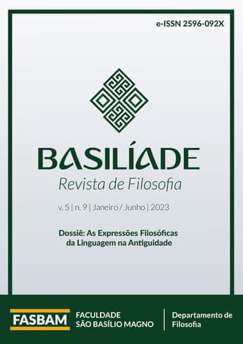 Basilíade - Revista de Filosofia - As Expressões Filosóficas da Linguagem na Antiguidade, v. 5 n. 9 (2023)