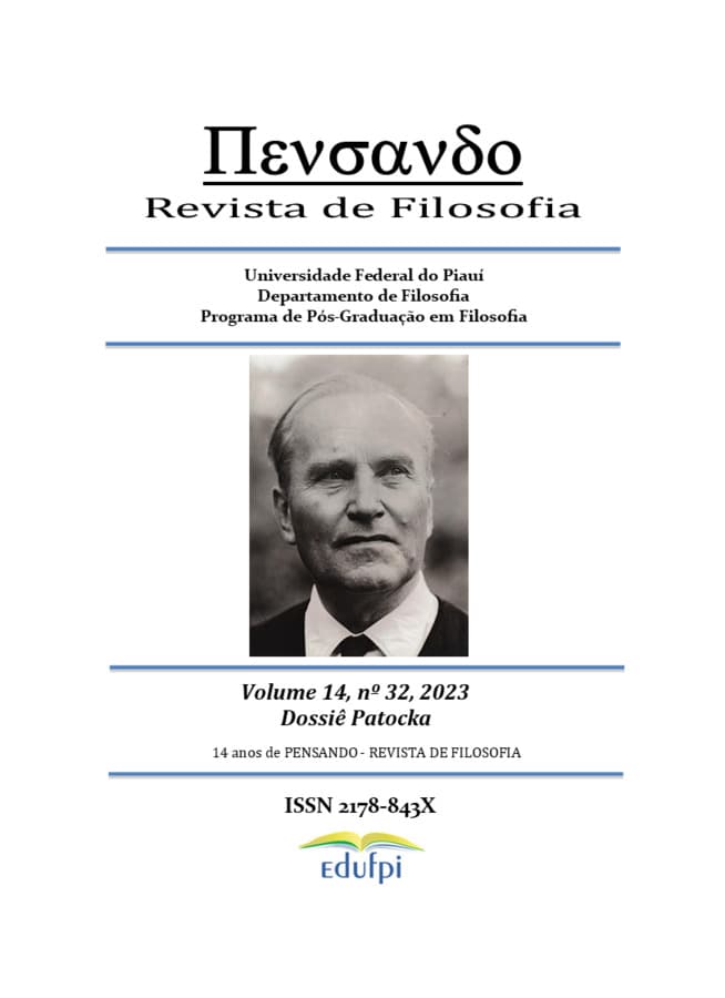 PENSANDO - REVISTA DE FILOSOFIA - Dossiê Patočka, v. 14 n. 32 (2023)