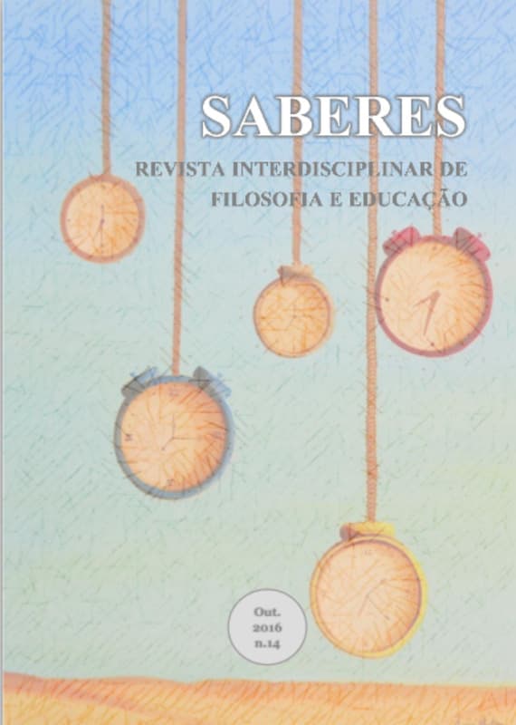 Saberes: Revista interdisciplinar de Filosofia e Educação - Saberes: Filosofia e Educação, n. 14 (2016)