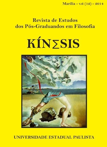 Kínesis - Revista de Estudos dos Pós-Graduandos em Filosofia - v. 6 n. 12 (2014)