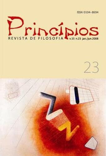 Princípios: Revista de Filosofia (UFRN) - Princípios: revista de filosofia, v. 15 n. 23 (2008)