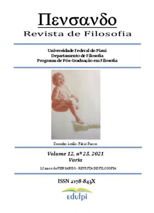 PENSANDO - REVISTA DE FILOSOFIA - VARIA, v. 12 n. 25 (2021)