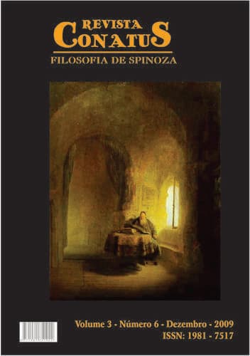 Revista Conatus - Filosofia de Spinoza (ISSN 1981-7509) - Revista Conatus - Filosofia de Spinoza, v. 3 n. 6 - Dezembro (2009)