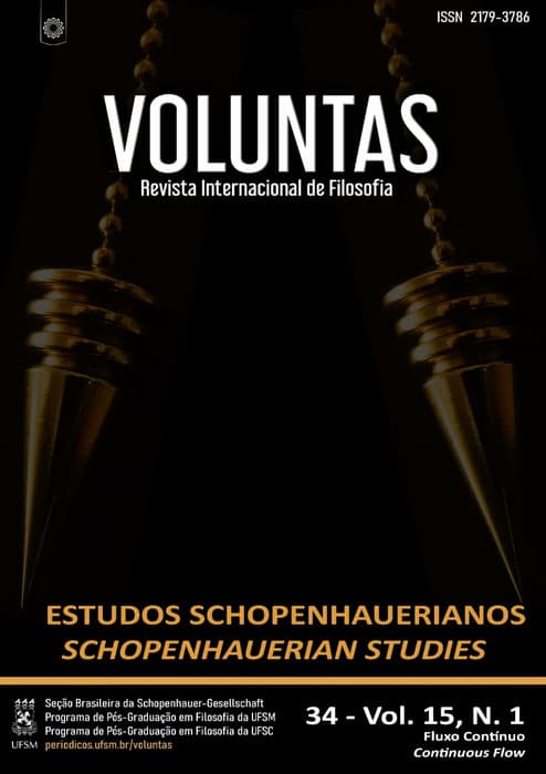 Voluntas: Revista Internacional de Filosofia - Estudos Schopenhauerianos - Ed. 34, v. 15 n. 1 (2024)