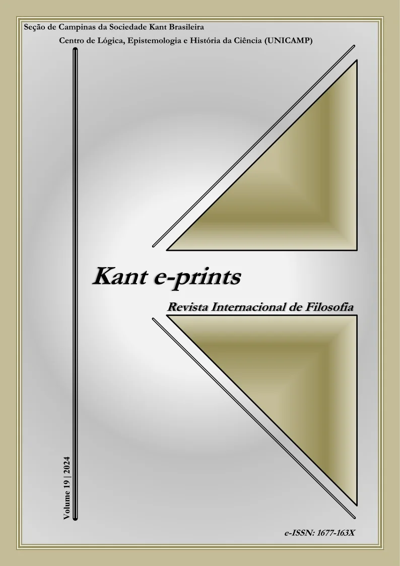 Kant e-prints - v. 19 (2024): Dossiê Kant em Diálogo