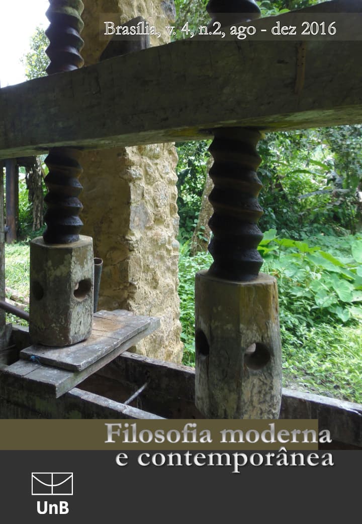 Revista de Filosofia Moderna e Contemporânea - v. 4 n. 2 (2016)