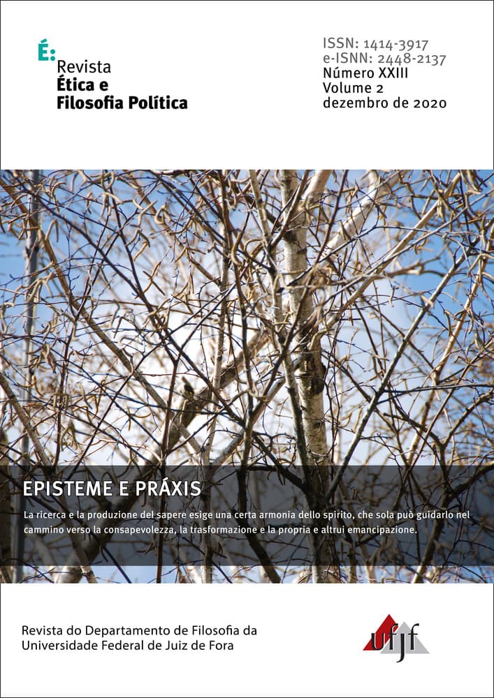 Revista Ética e Filosofia Política - Episteme e Práxis, v. 2 n. 23 (2020)
