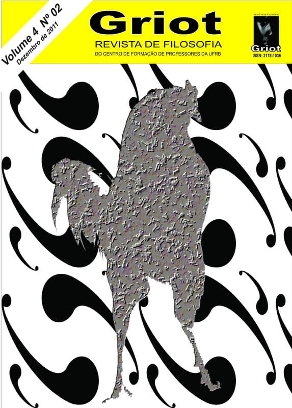 Griot : Revista de Filosofia - v. 4 n. 2 (2011)