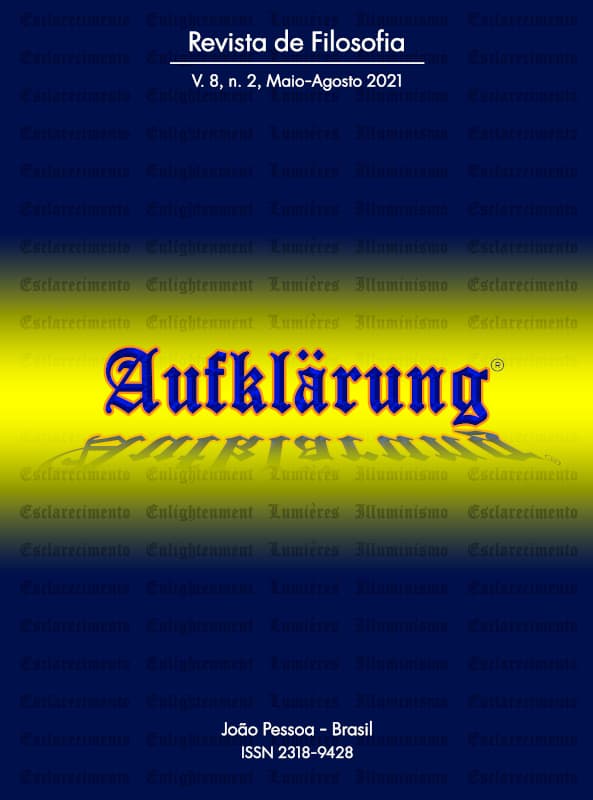 Aufklärung: journal of philosophy - Maio-Agosto, v. 8 n. 2 (2021)
