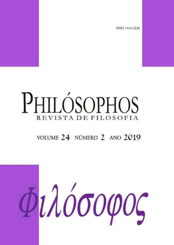 Philósophos - Revista de Filosofia - Philósophos - Fluxo contínuo, v. 24 n. 2 (2019)