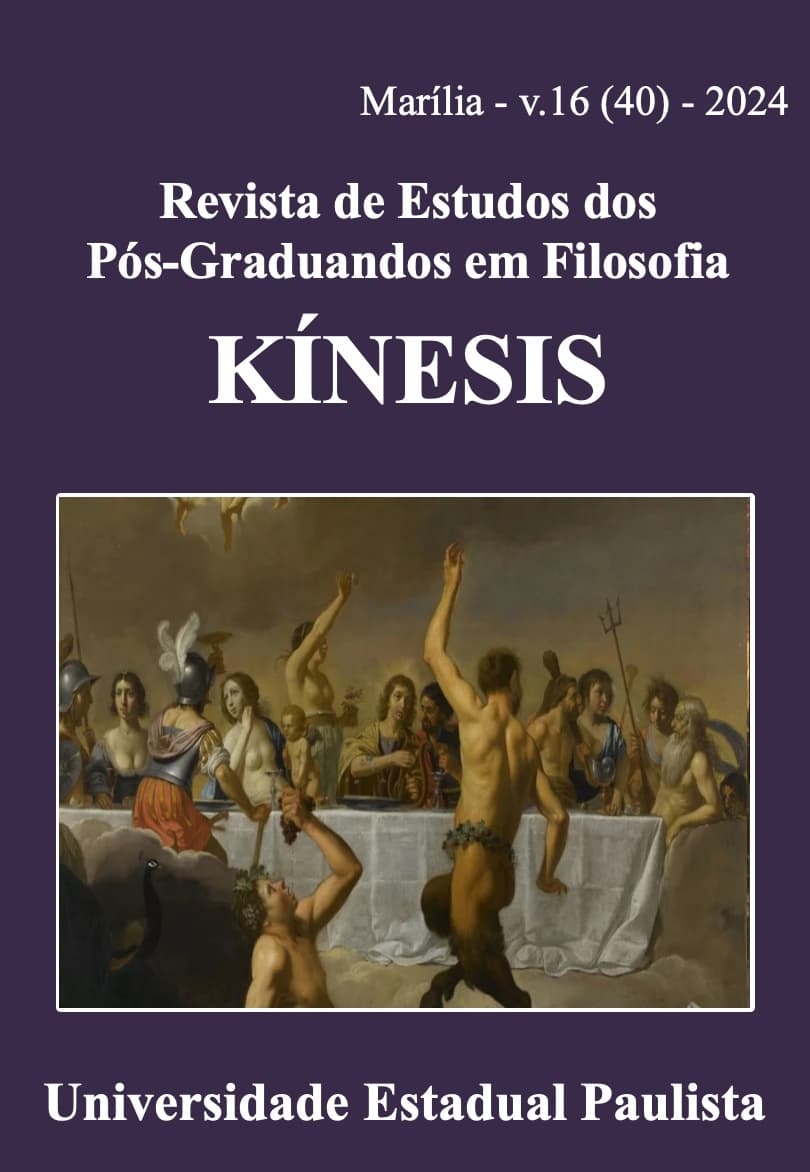Kínesis - Revista de Estudos dos Pós-Graduandos em Filosofia - v. 16 n. 40 (2024)