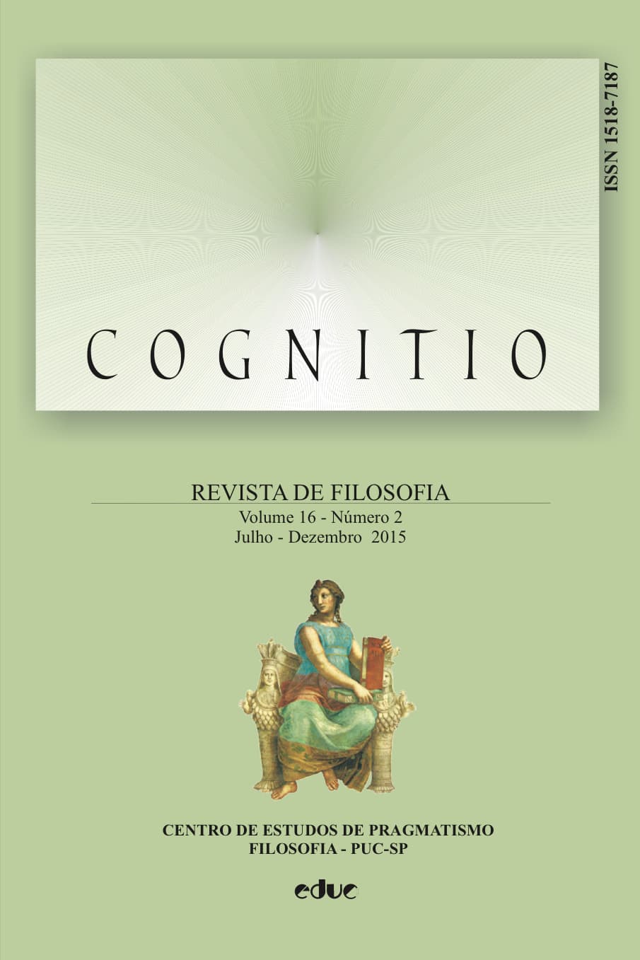 Cognitio: Revista de Filosofia, v. 16 n. 2 (2015)