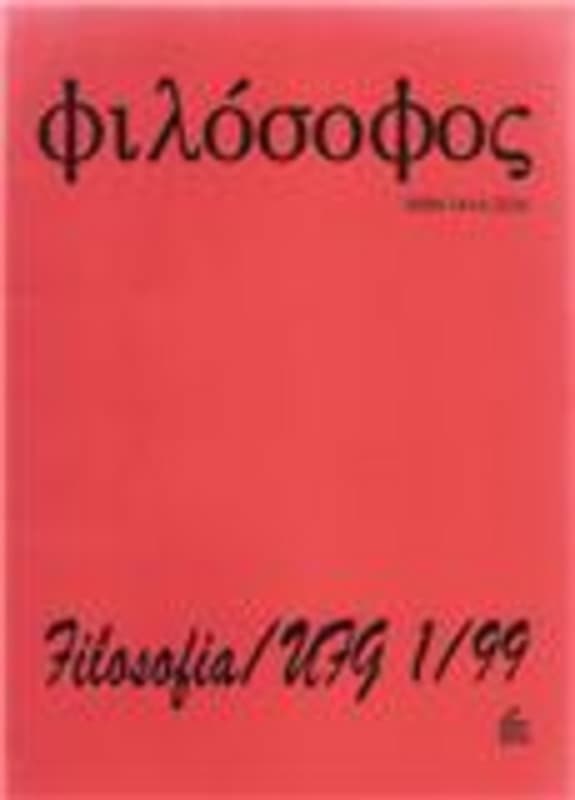 Philósophos - Revista de Filosofia - v. 4 n. 1 (1999)