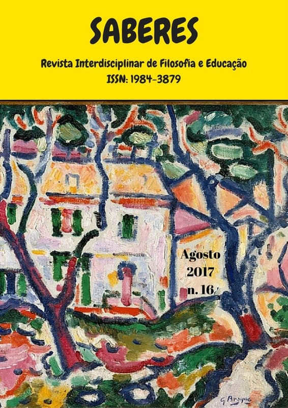 Saberes: Revista interdisciplinar de Filosofia e Educação - Saberes: Filosofia e Educação, n. 16 (2017)