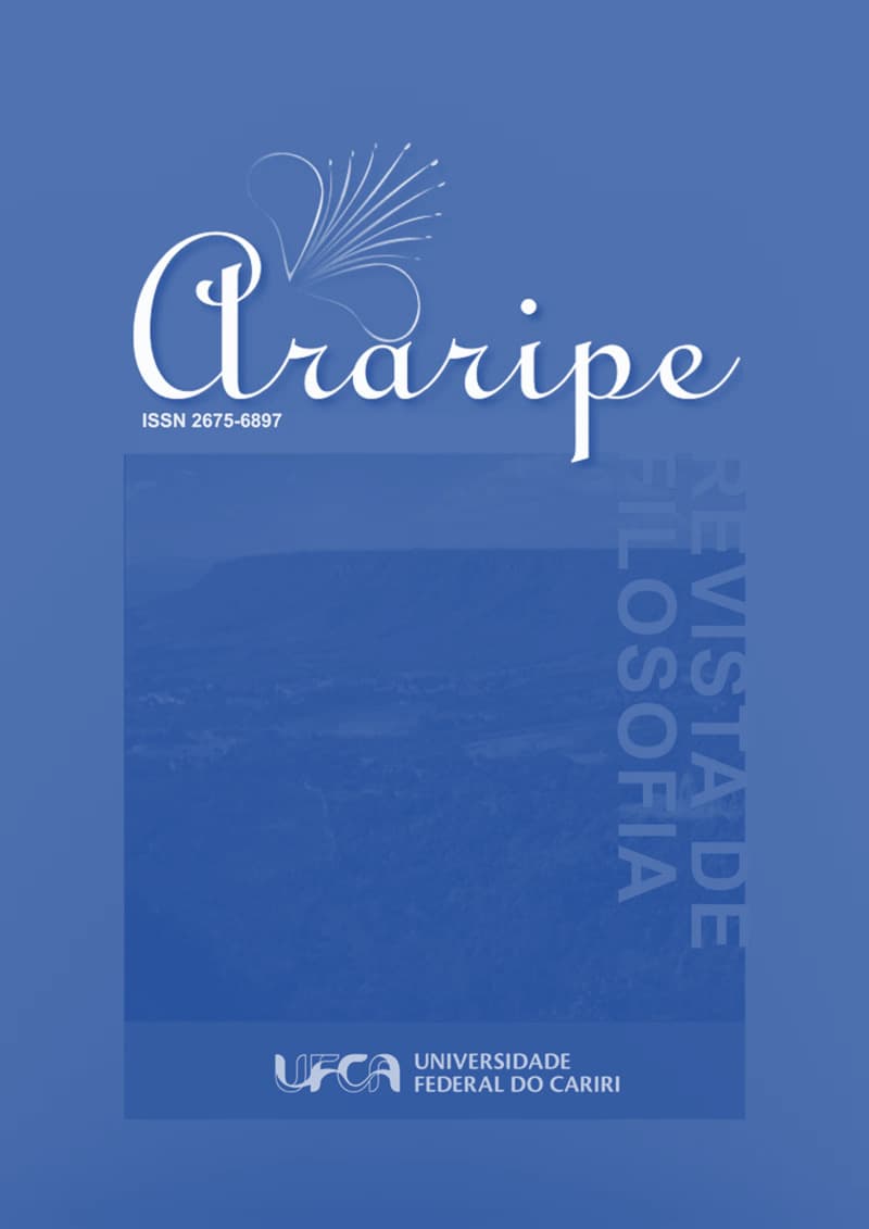 ARARIPE — REVISTA DE FILOSOFIA - - Araripe Revista de Filosofia ISSN 2675-6897, v. 3 n. 1 (2022)