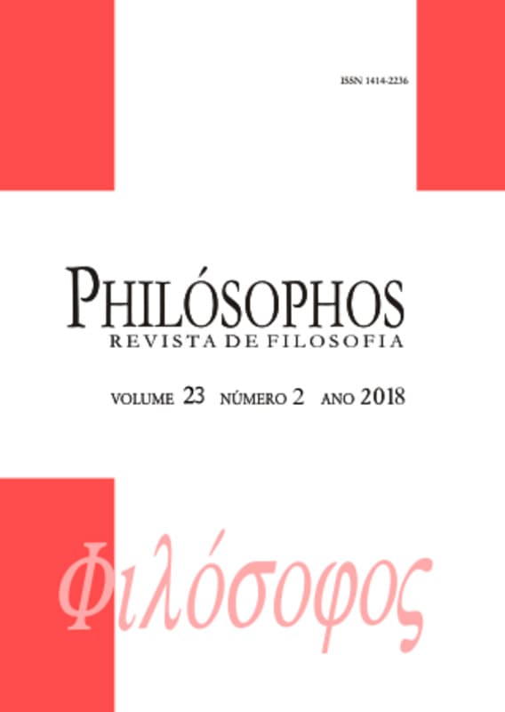 Philósophos - Revista de Filosofia - Dossiê Pensar a Cidade, v. 23 n. 2 (2018)