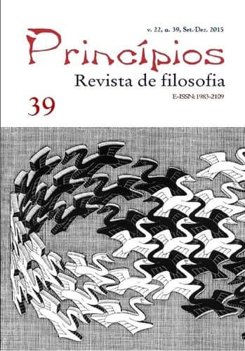 Princípios: Revista de Filosofia (UFRN), v. 22 n. 39 (2015)