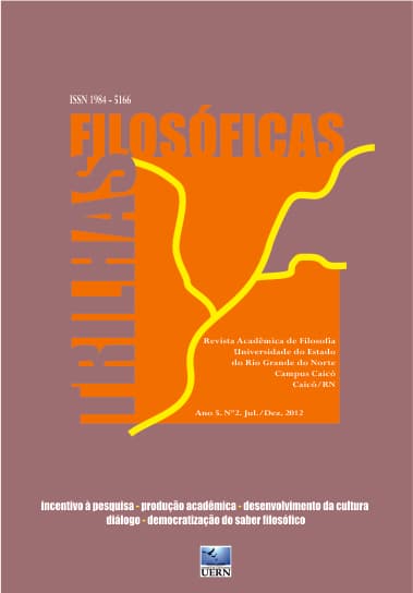 Trilhas Filosóficas, v. 5 n. 2 (2012)