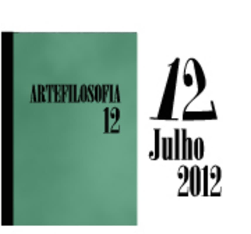 Artefilosofia - Teatro e espaço urbano, v. 7 n. 12 (2012)