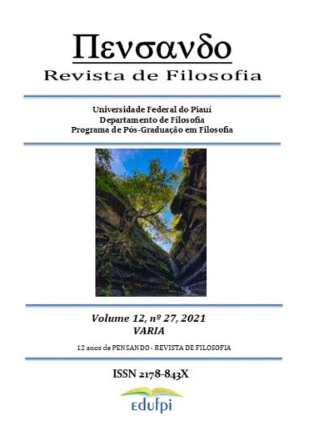PENSANDO - REVISTA DE FILOSOFIA - VARIA, v. 12 n. 27 (2021)
