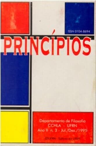 Princípios: Revista de Filosofia (UFRN) - Princípios: revista de filosofia, v. 2 n. 03 (1995)
