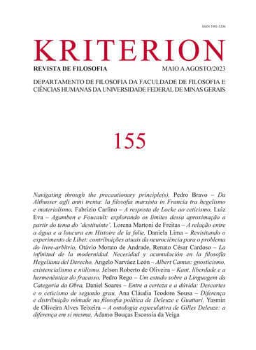 Revista Kriterion - v. 64 n. 155 (2023)