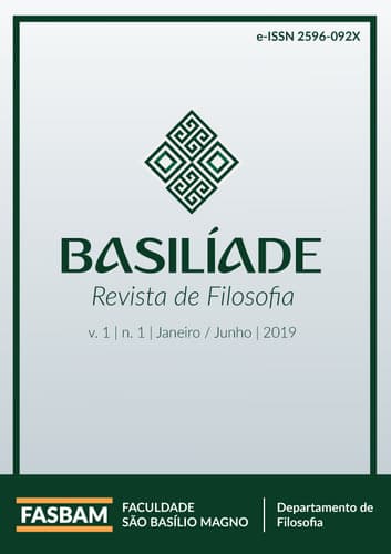 Basilíade - Revista de Filosofia, v. 1 n. 1 (2019)