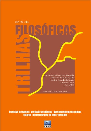 Trilhas Filosóficas, v. 9 n. 1 (2016)